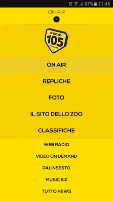 Radio 105 android App screenshot 3