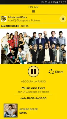 Radio 105 android App screenshot 4